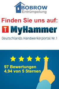 My Hammer. Widget vom Entrümplerprofi auf der Plattform My Hammer.